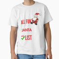 Naughty list Santa by fermo - Adult & Kids T-Shirts, Sweatshirts & Hoodies apparel design preview 1