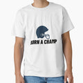 Born Champ American Football T-Shirt - Graphic Print for Adults - T-Shirt, Sweatshirt, Hoodie