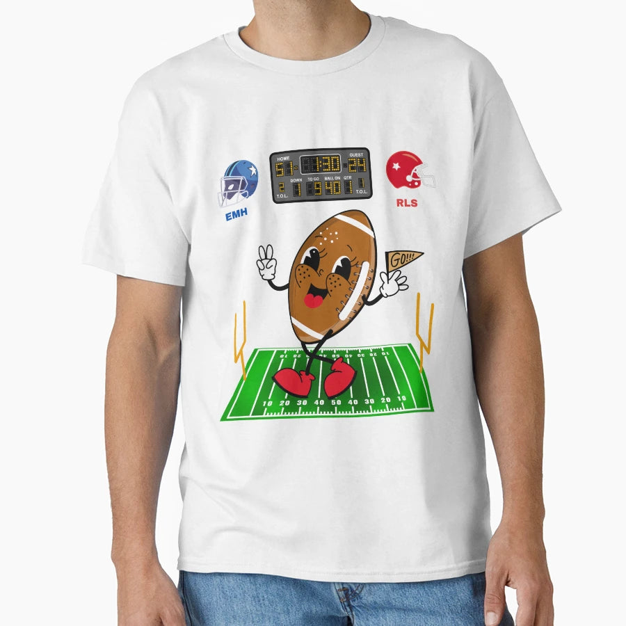 How American Football Game Begins T-Shirt - Unique Graphic Unisex - T-Shirt, Sweatshirt, Hoodie