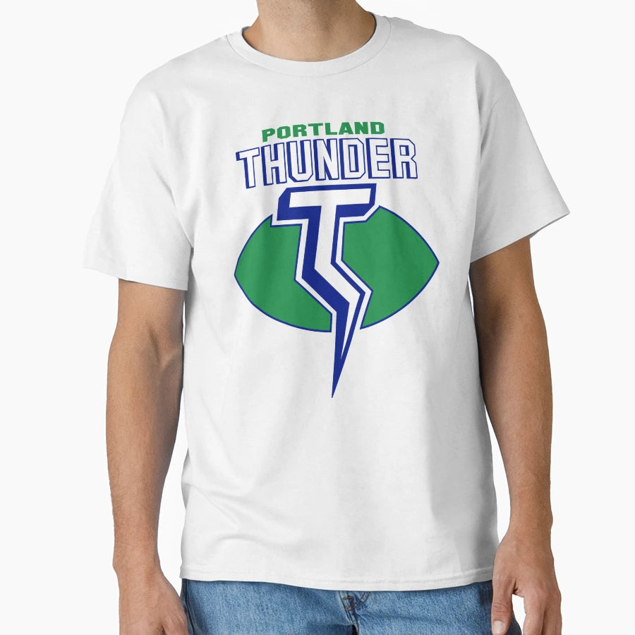 Wfl Portland Thunder T-Shirt - Minimalist Print for Adults - T-Shirt, Sweatshirt, Hoodie