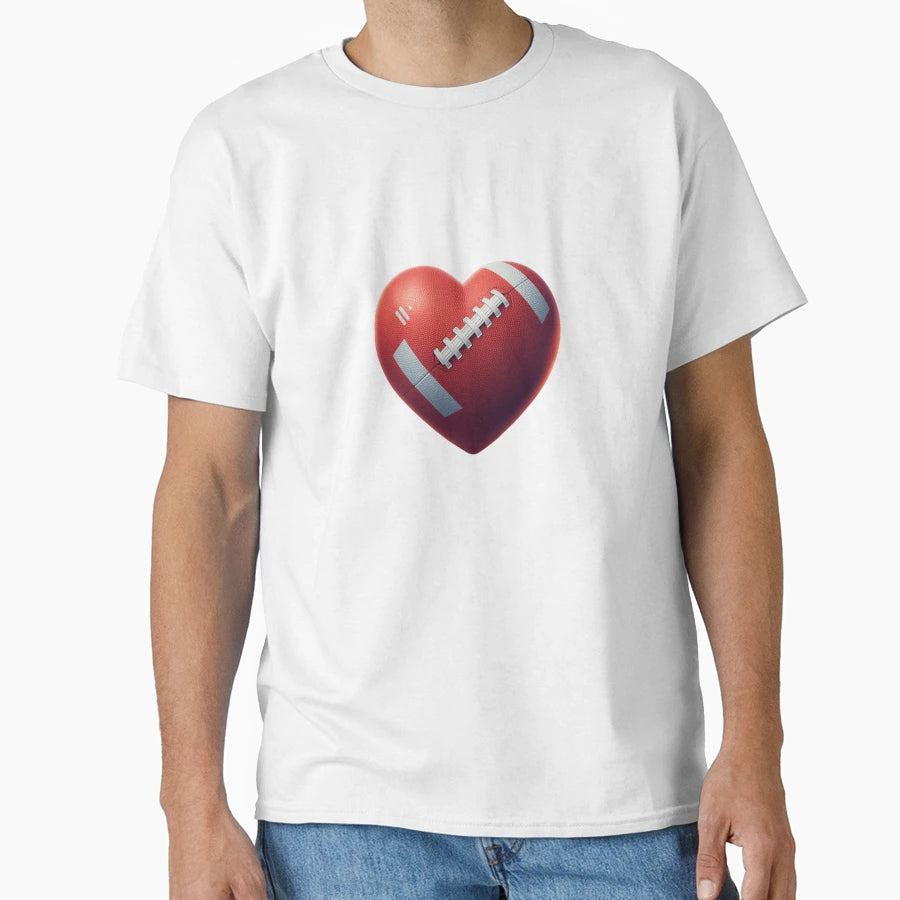 Football Love T-Shirt - Casual Everyday Wear Men Women - T-Shirt, Sweatshirt, Hoodie