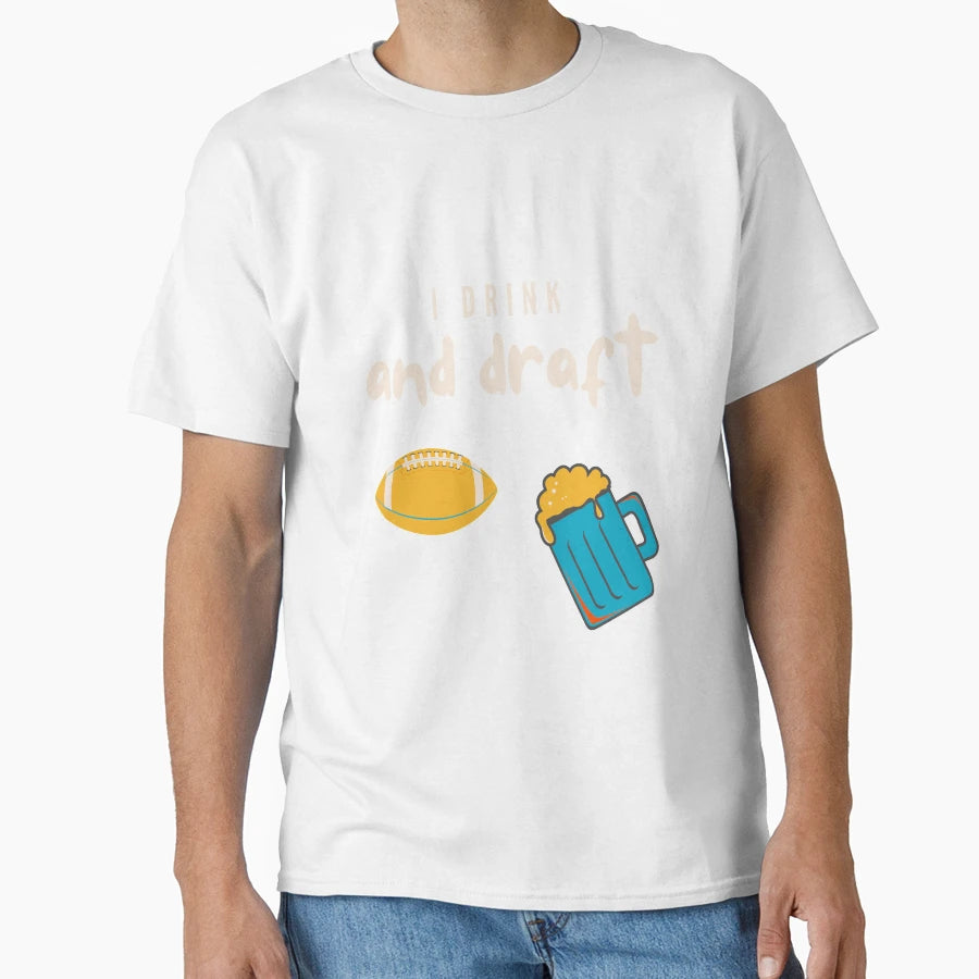 Drink And Draft T-Shirt - Aesthetic Graphic Unisex - T-Shirt, Sweatshirt, Hoodie