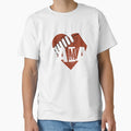 Football Mama Heart Game T-Shirt - Casual Everyday Wear Unisex - T-Shirt, Sweatshirt, Hoodie