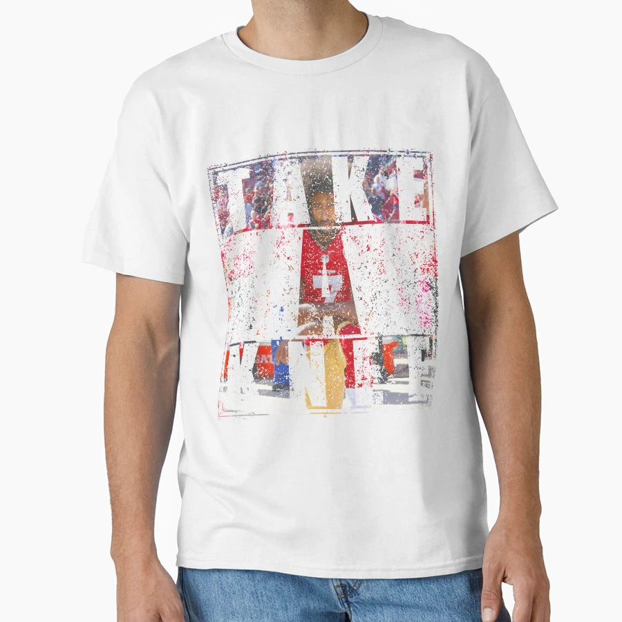 Take Knee Im Kap 7 Imwithkap Takeaknee I T-Shirt - Minimalist Print Unisex - T-Shirt, Sweatshirt, Hoodie