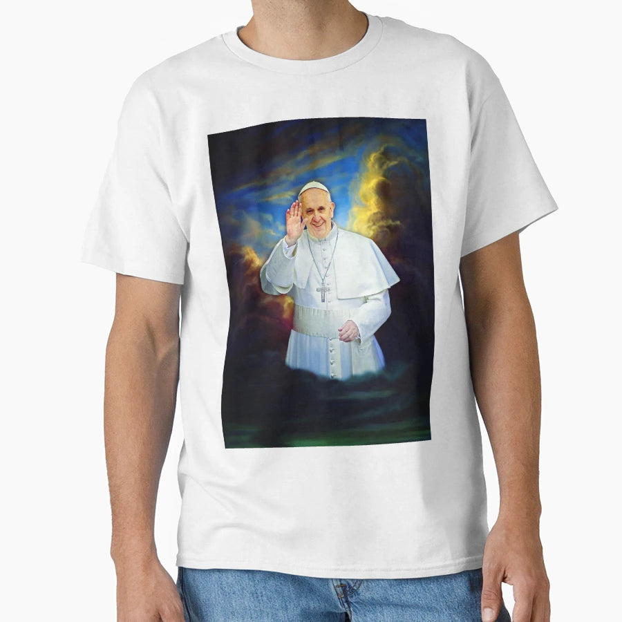 Pope Francis T-Shirt - Custom Art Print for Adults - T-Shirt, Sweatshirt, Hoodie