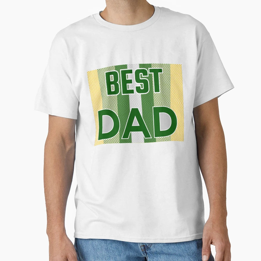 Best Dad Modern Four Colors Gift T-Shirt - Graphic Print for Adults - T-Shirt, Sweatshirt, Hoodie