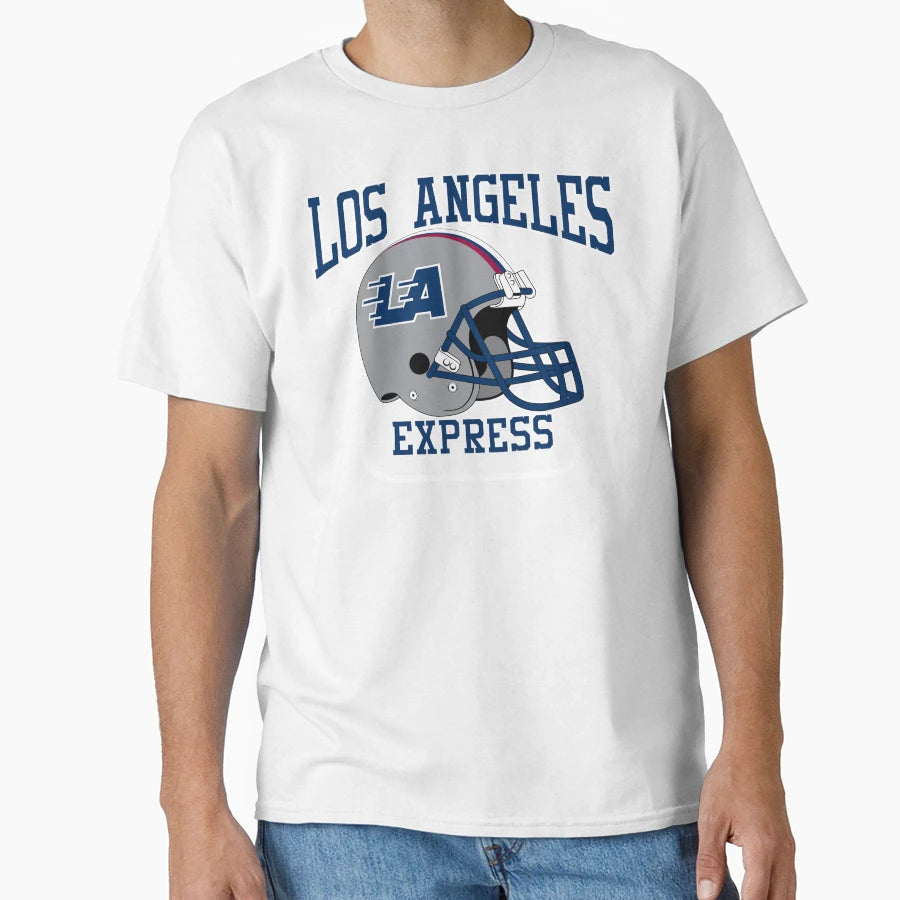 La Express Helmet T-Shirt - Minimalist Print Men Women - T-Shirt, Sweatshirt, Hoodie