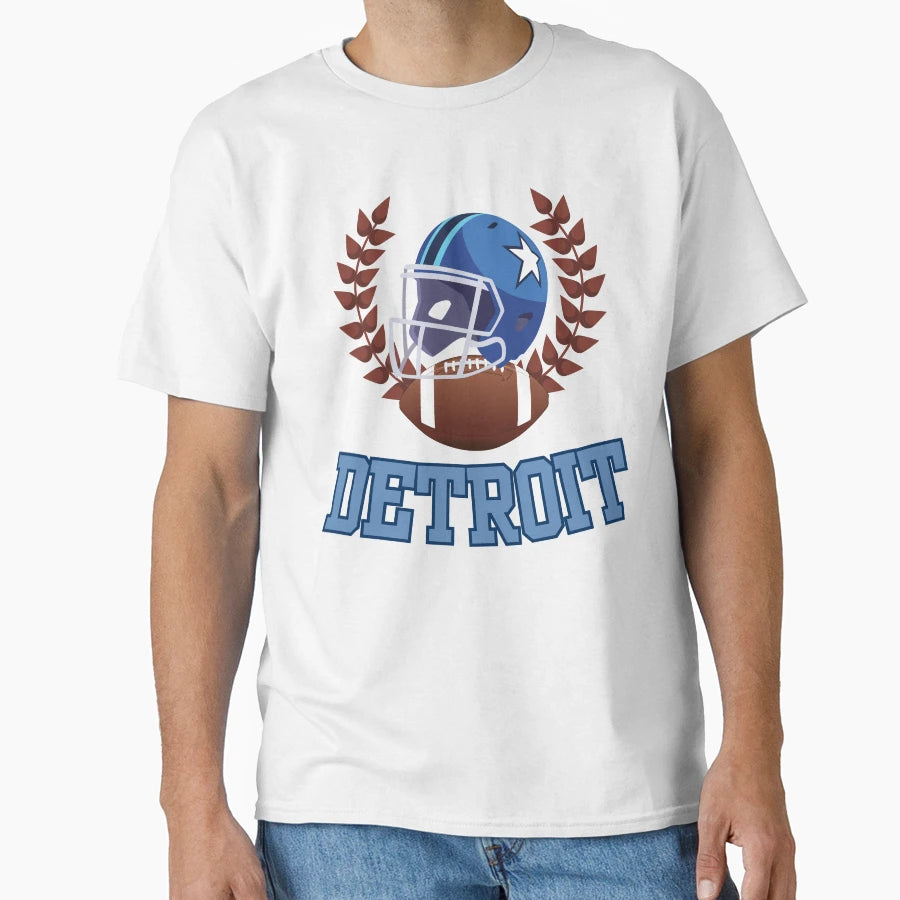 Detroit Sports Detroit Football T-Shirt - Graphic Print for Adults - T-Shirt, Sweatshirt, Hoodie