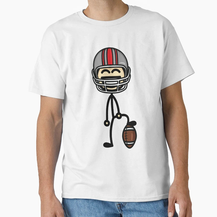 Football Player T-Shirt - Trendy Graphic Unisex - T-Shirt, Sweatshirt, Hoodie