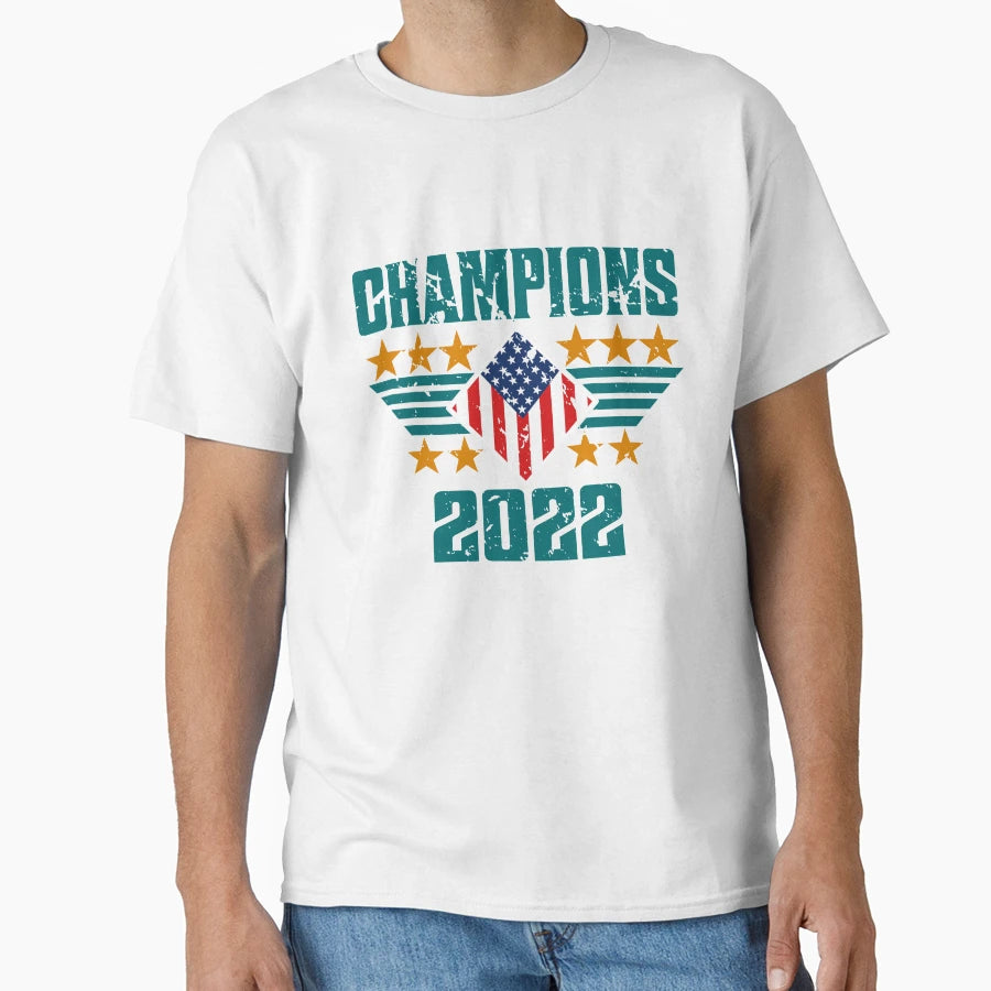 Champions Usa America Cup T-Shirt - Casual Everyday Wear Men Women - T-Shirt, Sweatshirt, Hoodie