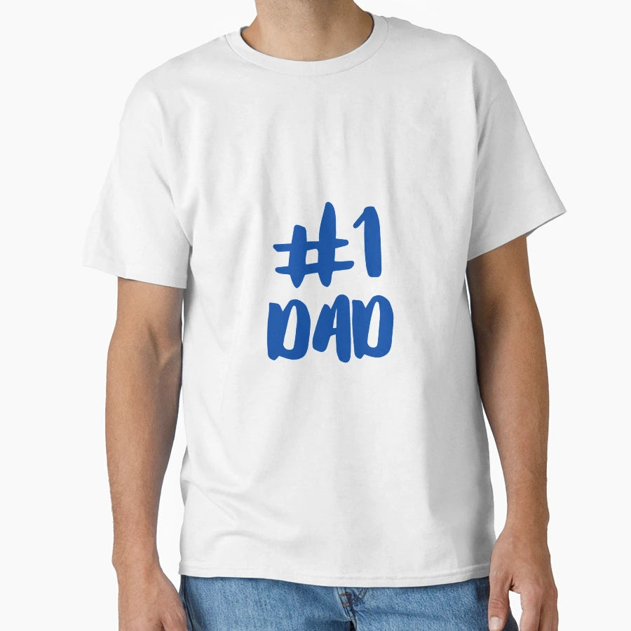 Number One Dad T-Shirt - Custom Art Print for Adults - T-Shirt, Sweatshirt, Hoodie