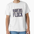Ravens Flock T-Shirt - Minimalist Print Unisex - T-Shirt, Sweatshirt, Hoodie