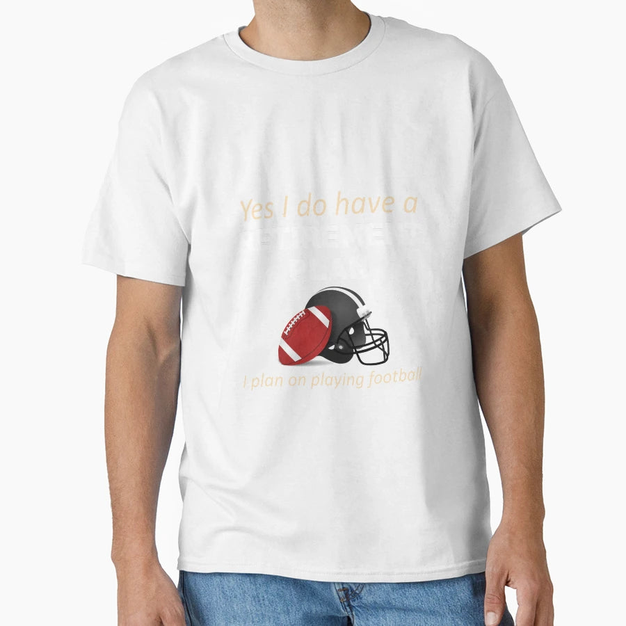 Playing Football Funny Player T-Shirt - Casual Everyday Wear for Adults - T-Shirt, Sweatshirt, Hoodie