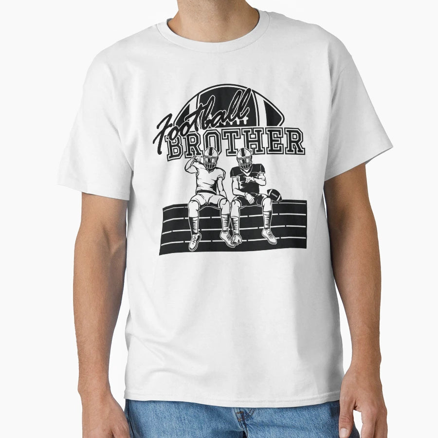 Football Brothers American Football T-Shirt - Aesthetic Graphic Men Women - T-Shirt, Sweatshirt, Hoodie