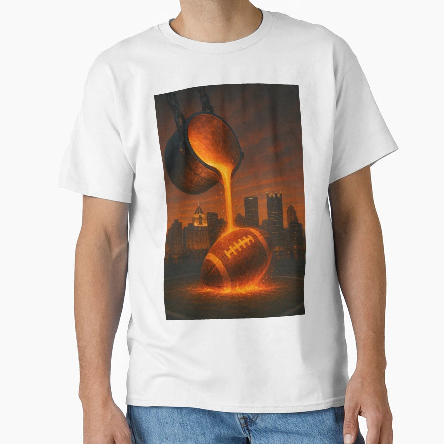 Pittsburgh Football V5 T-Shirt - Fun Novelty Design Unisex - T-Shirt, Sweatshirt, Hoodie