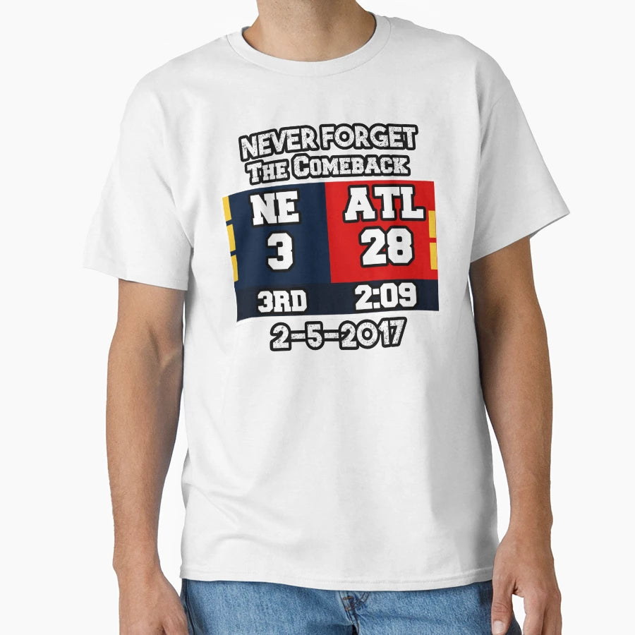 Ne 3 Atl 28 Final Score Never Forget T-Shirt - Trendy Graphic for Adults - T-Shirt, Sweatshirt, Hoodie
