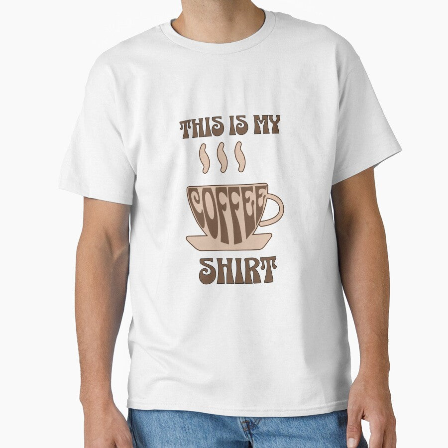 "This Is My Coffee Crew Neck by CrafteeTrends - Adult & Kids T-Shirts, Sweatshirts & Hoodies apparel design preview 1