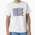 Sunday Funday Bills T-Shirt - Minimalist Print Unisex - T-Shirt, Sweatshirt, Hoodie
