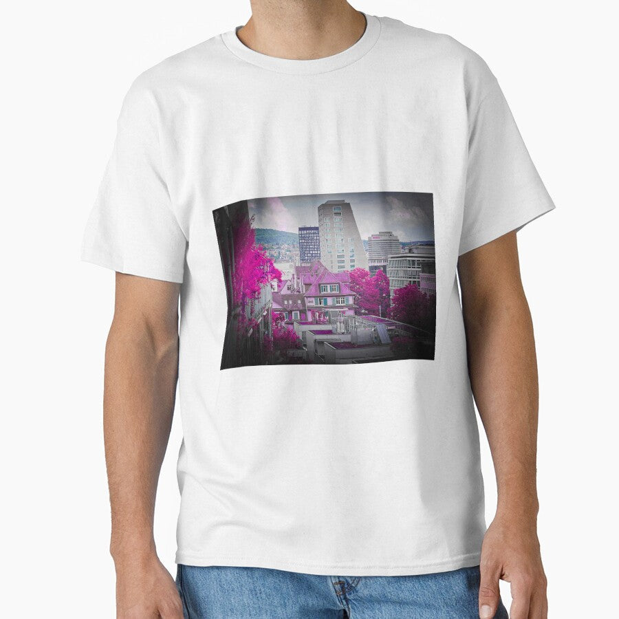 Urban Zurich An Oasis of History Swiss Artwork - Adult & Kids T-Shirts, Sweatshirts & Hoodies apparel design preview 1