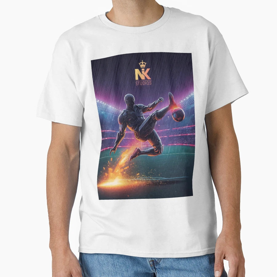 Nk Studios Holographic Cyber T-Shirt - Streetwear Style for Adults - T-Shirt, Sweatshirt, Hoodie