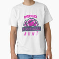 Proud Football Aunt T-Shirt - Aesthetic Graphic Unisex - T-Shirt, Sweatshirt, Hoodie