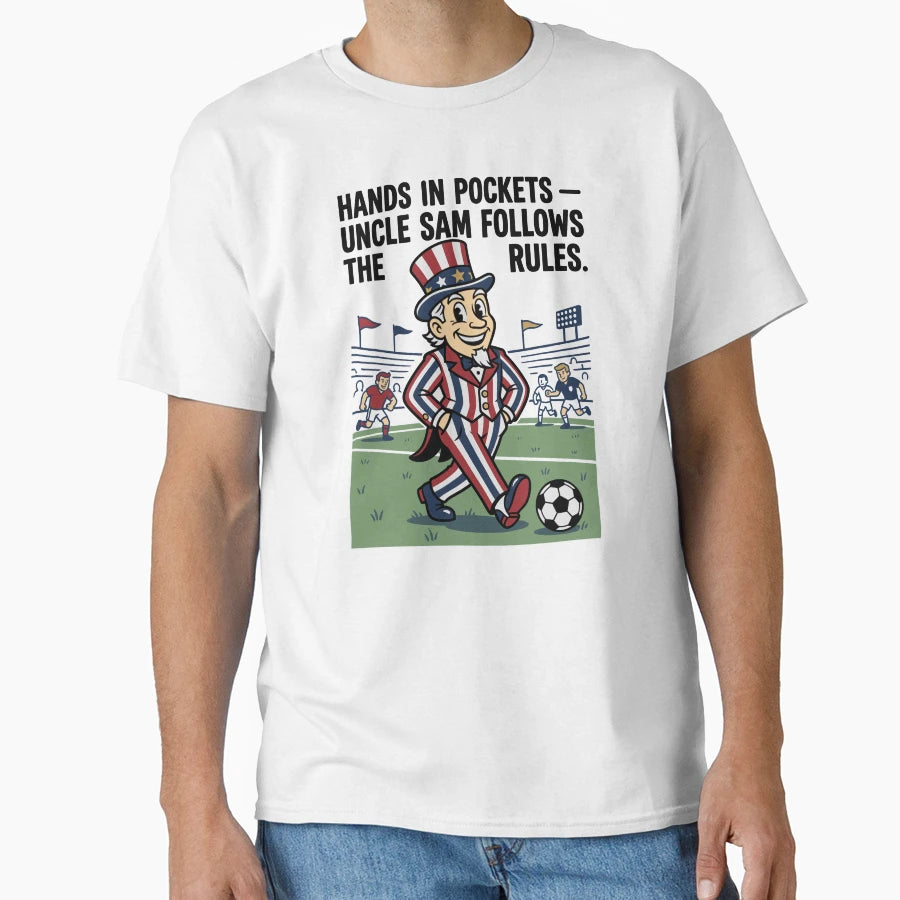 Hands Pockets Text Heavy T-Shirt - Custom Art Print Unisex - T-Shirt, Sweatshirt, Hoodie