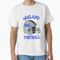 Oakland Football And T-Shirt - Custom Art Print Unisex - T-Shirt, Sweatshirt, Hoodie