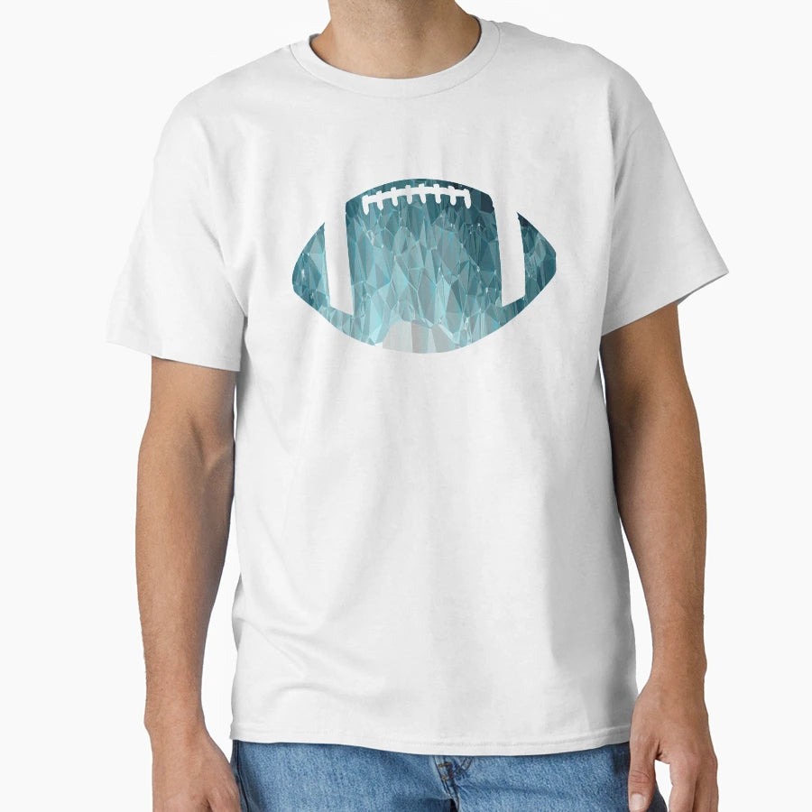 Glass American Football Funny Sports T-Shirt - Trendy Graphic Men Women - T-Shirt, Sweatshirt, Hoodie