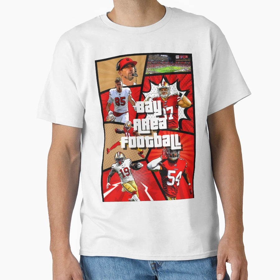 Bay Area Football T-Shirt - Streetwear Style Men Women - T-Shirt, Sweatshirt, Hoodie