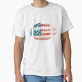 American Football Patriotic Sports T-Shirt - Fun Novelty Design Unisex - T-Shirt, Sweatshirt, Hoodie