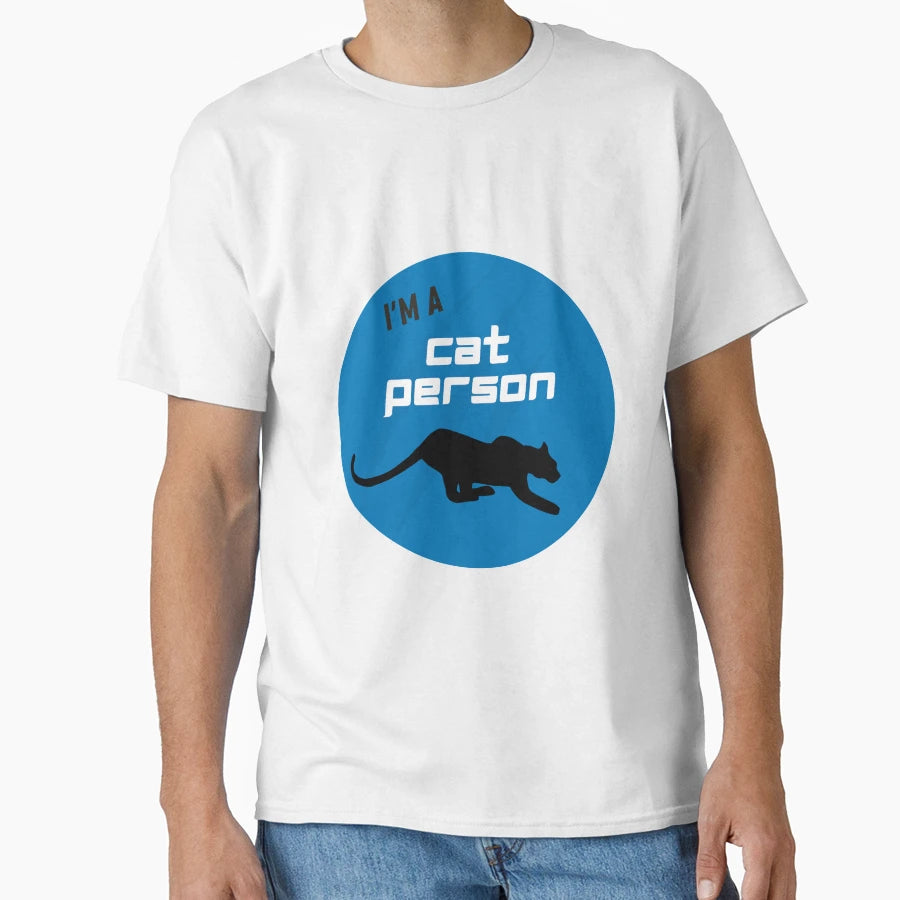 Im Cat Person Carolina Sports T-Shirt - Fun Novelty Design Men Women - T-Shirt, Sweatshirt, Hoodie