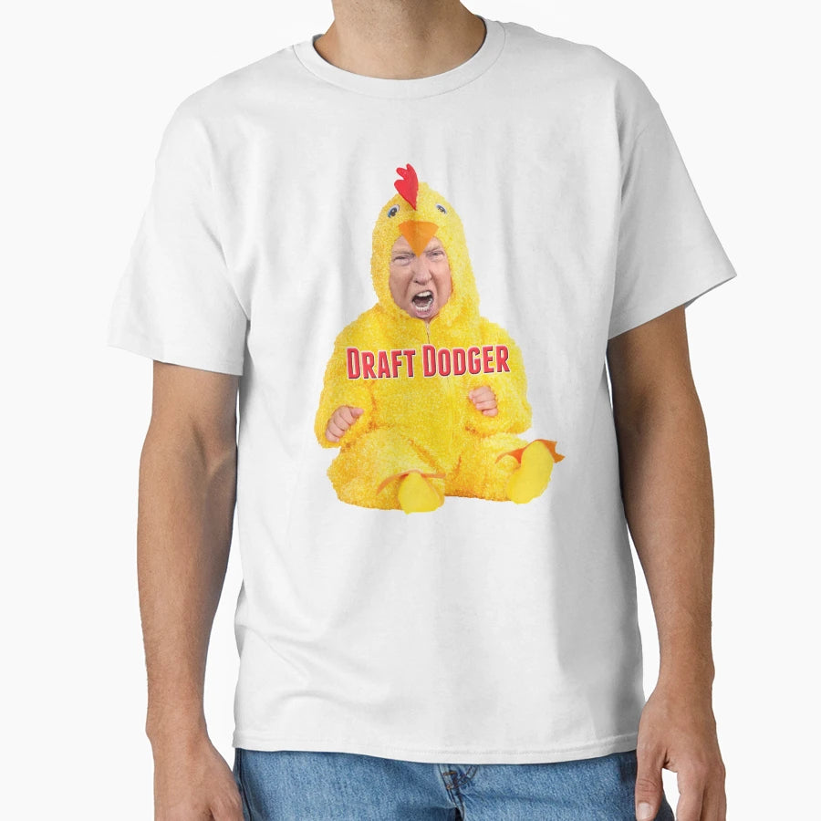 Trump Draft Dodger T-Shirt - Aesthetic Graphic for Adults - T-Shirt, Sweatshirt, Hoodie