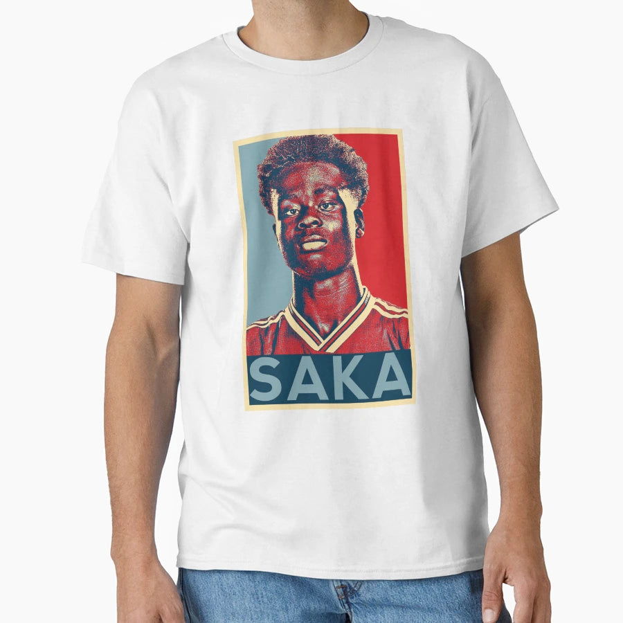 Bukayo Saka T-Shirt - Novelty Apparel for Adults - T-Shirt, Sweatshirt, Hoodie