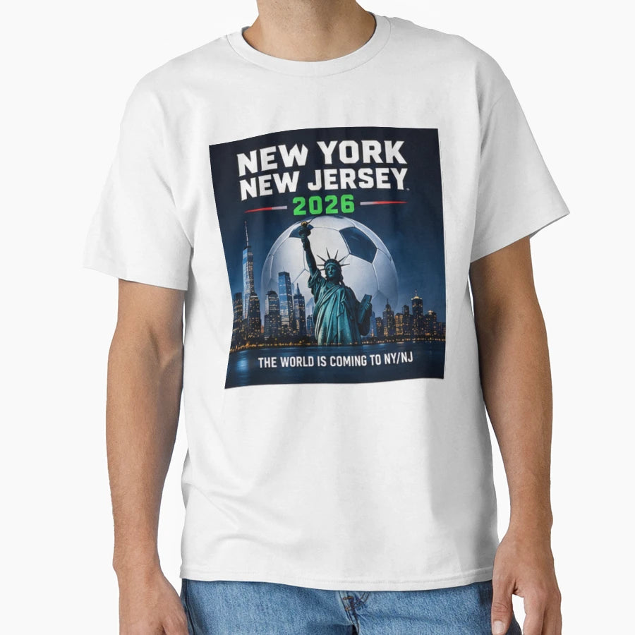 New York City Nyc Soccer Host City 2026 T-Shirt - Unique Graphic Men Women - T-Shirt, Sweatshirt, Hoodie