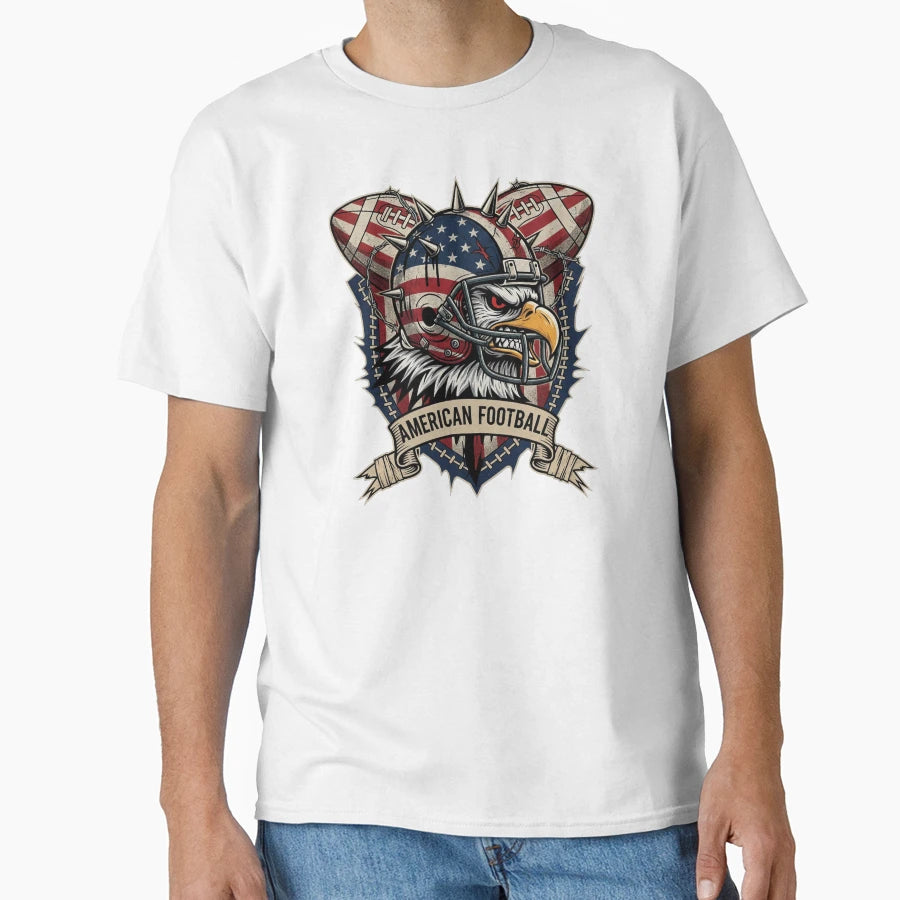 American Football Usa Sports T-Shirt - Aesthetic Graphic Unisex - T-Shirt, Sweatshirt, Hoodie
