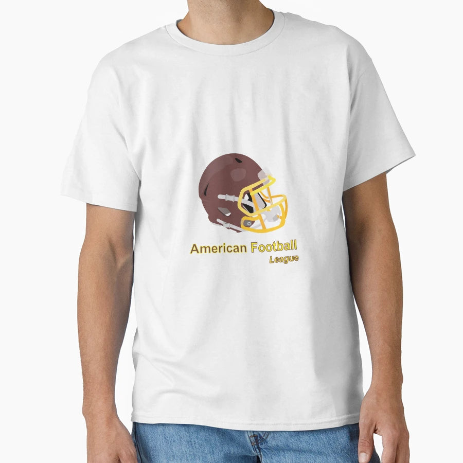 Helmet Used American Football T-Shirt - Minimalist Print Men Women - T-Shirt, Sweatshirt, Hoodie