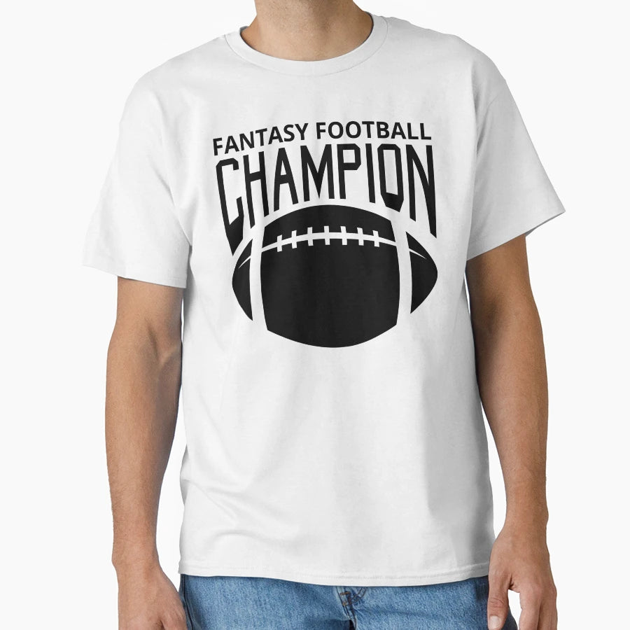 Fantasy Football Champion T-Shirt - Custom Art Print for Adults - T-Shirt, Sweatshirt, Hoodie