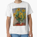 Monet Sunflowers by Chunga - Adult & Kids T-Shirts, Sweatshirts & Hoodies apparel design preview 1