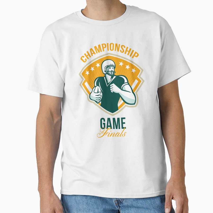 American Football Championship Game T-Shirt - Trendy Graphic for Adults - T-Shirt, Sweatshirt, Hoodie