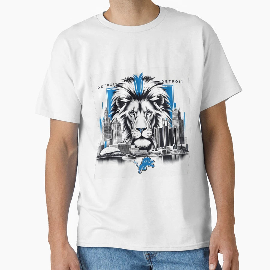 Detroit Lions Artwork T-Shirt - Trendy Graphic Unisex - T-Shirt, Sweatshirt, Hoodie