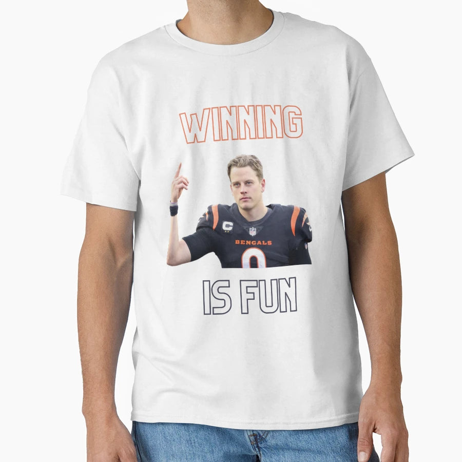 JB Winning Is Fun T-Shirt - Novelty Apparel for Adults - T-Shirt, Sweatshirt, Hoodie