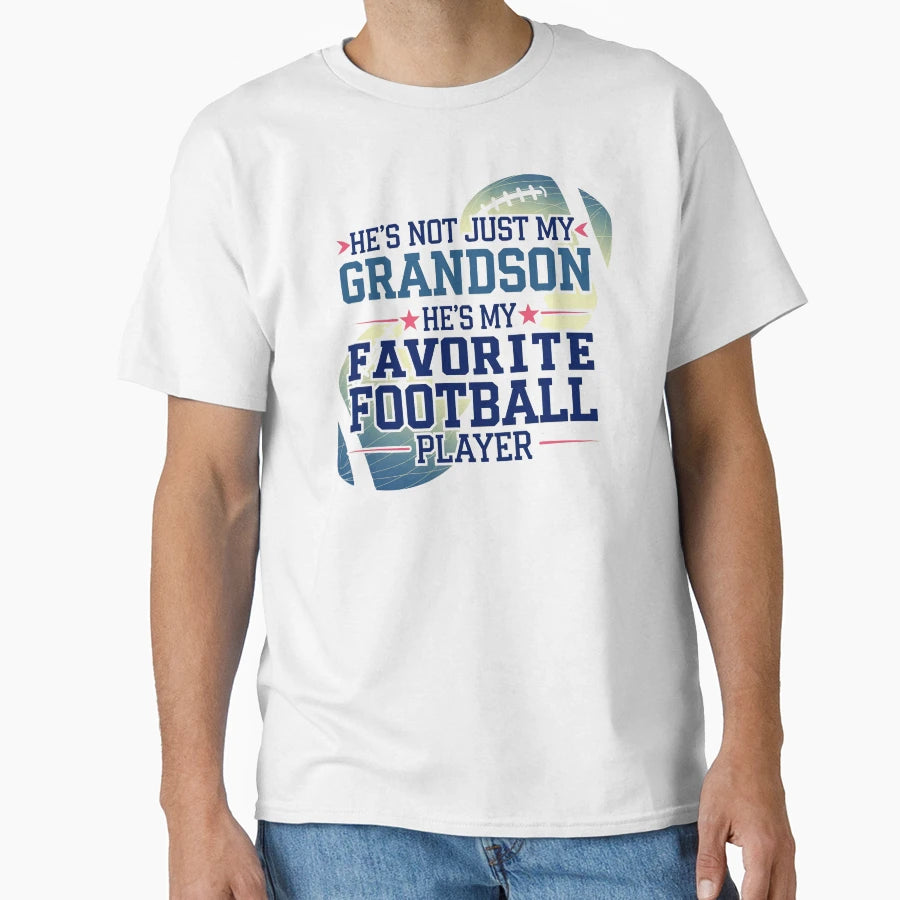 Hes Not Just My Grandson Hes My T-Shirt - Minimalist Print for Adults - T-Shirt, Sweatshirt, Hoodie