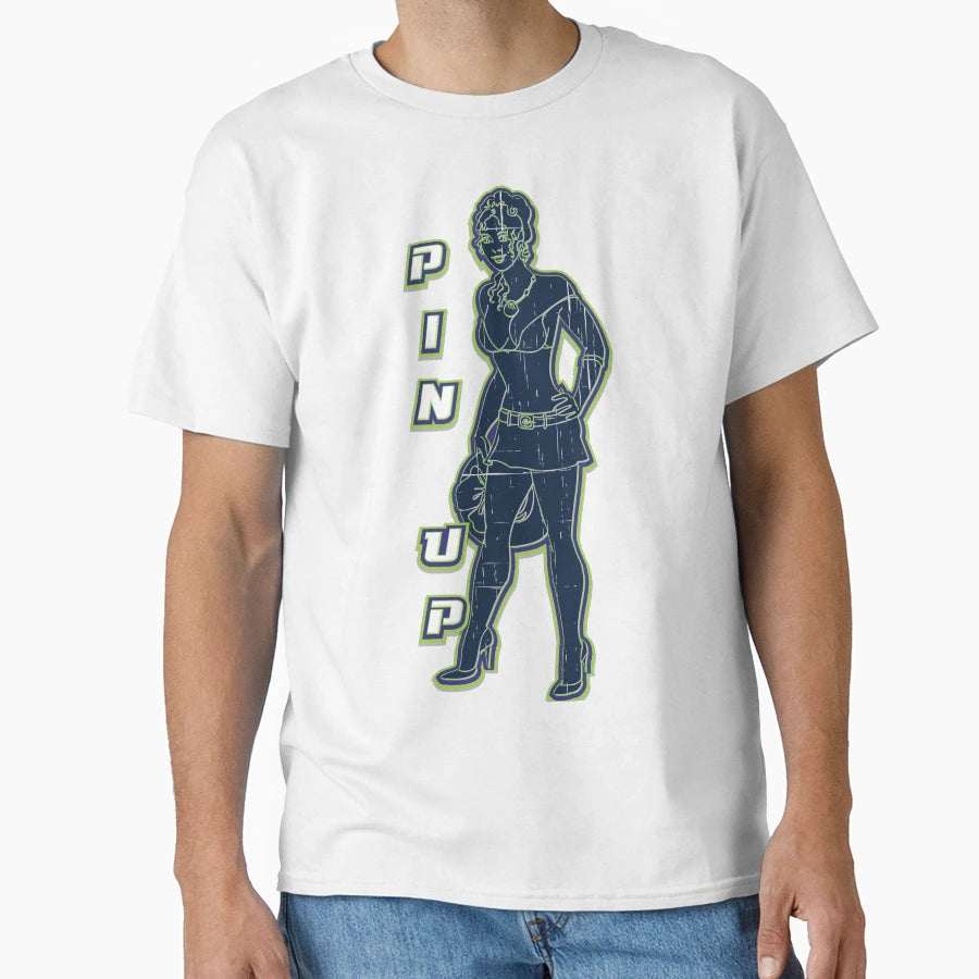 Beautiful Pin Up T-Shirt - Minimalist Print for Adults - T-Shirt, Sweatshirt, Hoodie