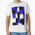 Blue Black and White Unique Hypnotic Geographic - Adult & Kids T-Shirts, Sweatshirts & Hoodies apparel design preview 1