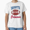 Daddys Footbal Princess T-Shirt - Custom Art Print Men Women - T-Shirt, Sweatshirt, Hoodie