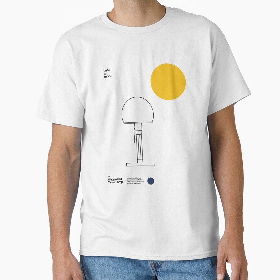 Wagenfeld Table Lamp, Wilhelm Minimal Furniture - Adult & Kids T-Shirts, Sweatshirts & Hoodies apparel design preview 1