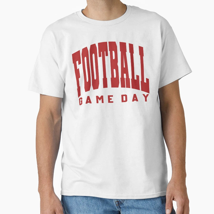 Football Game Day Sports Gift Sweatshirt - Minimalist Print for Adults - T-Shirt, Sweatshirt, Hoodie