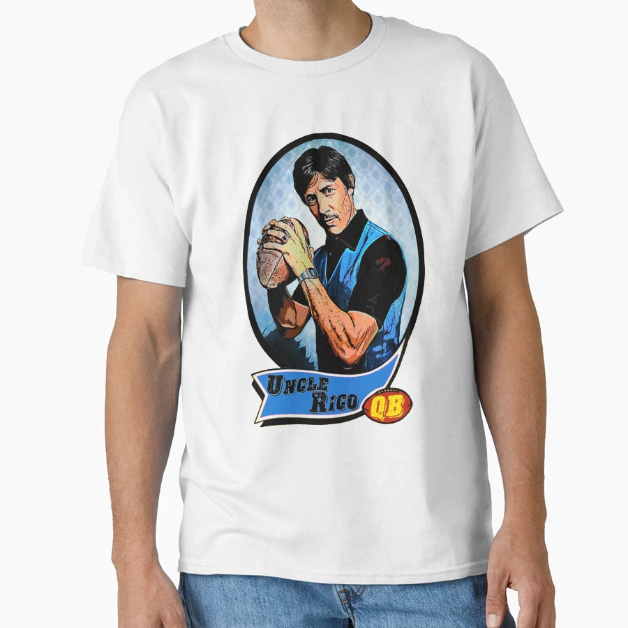 Uncle Rico Football Card T-Shirt - Aesthetic Graphic for Adults - T-Shirt, Sweatshirt, Hoodie