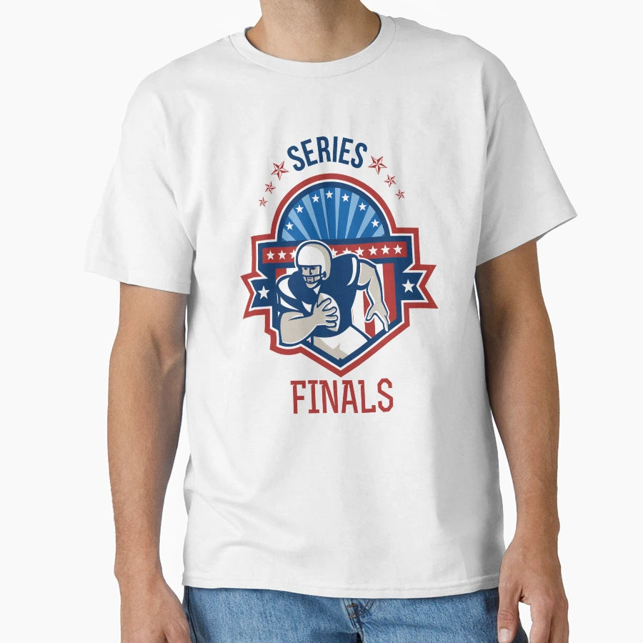 American Football Qb Series Finals T-Shirt - Custom Art Print Men Women - T-Shirt, Sweatshirt, Hoodie