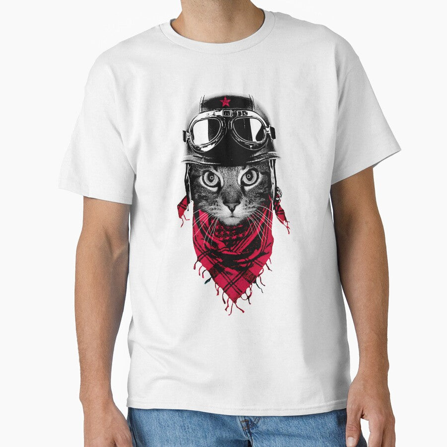 Adventurer Cat by clingcling - Adult & Kids T-Shirts, Sweatshirts & Hoodies apparel design preview 1